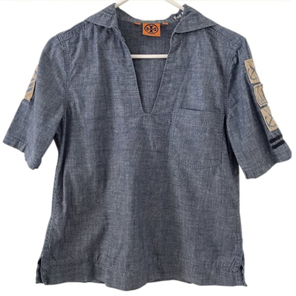 Tory Burch Sailor Top – Small - Picture 1 of 6